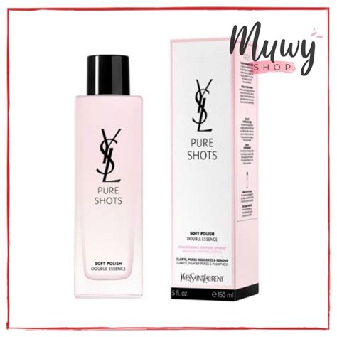 ysl pure shots soft polish double essence|pure shots lines away serum.